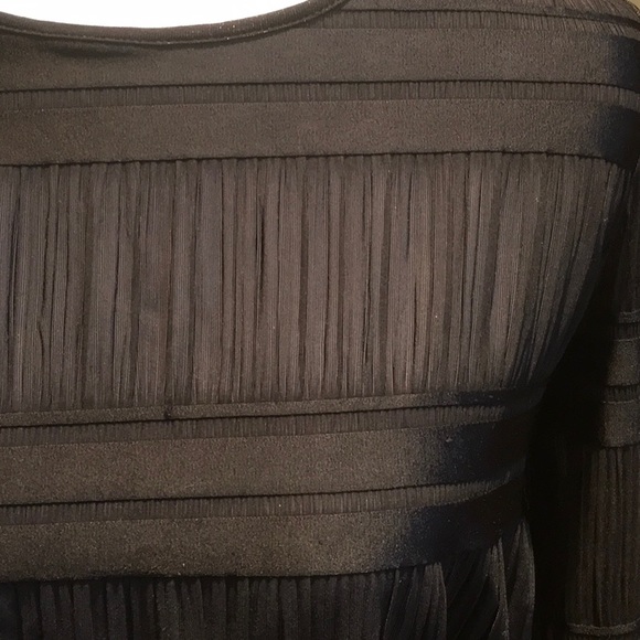 The Limited Eva Longoria Black pleated blouse - Picture 8 of 8